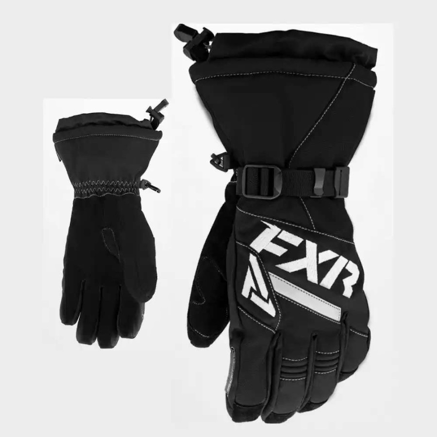 Snowmobile Gloves * | Fxr Mens Cx Black Gloves