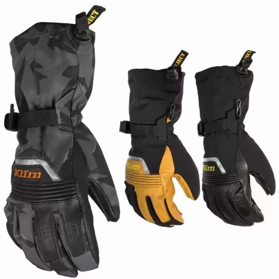 Snowmobile Gloves * | Klim Fusion Snowmobile Glove Black