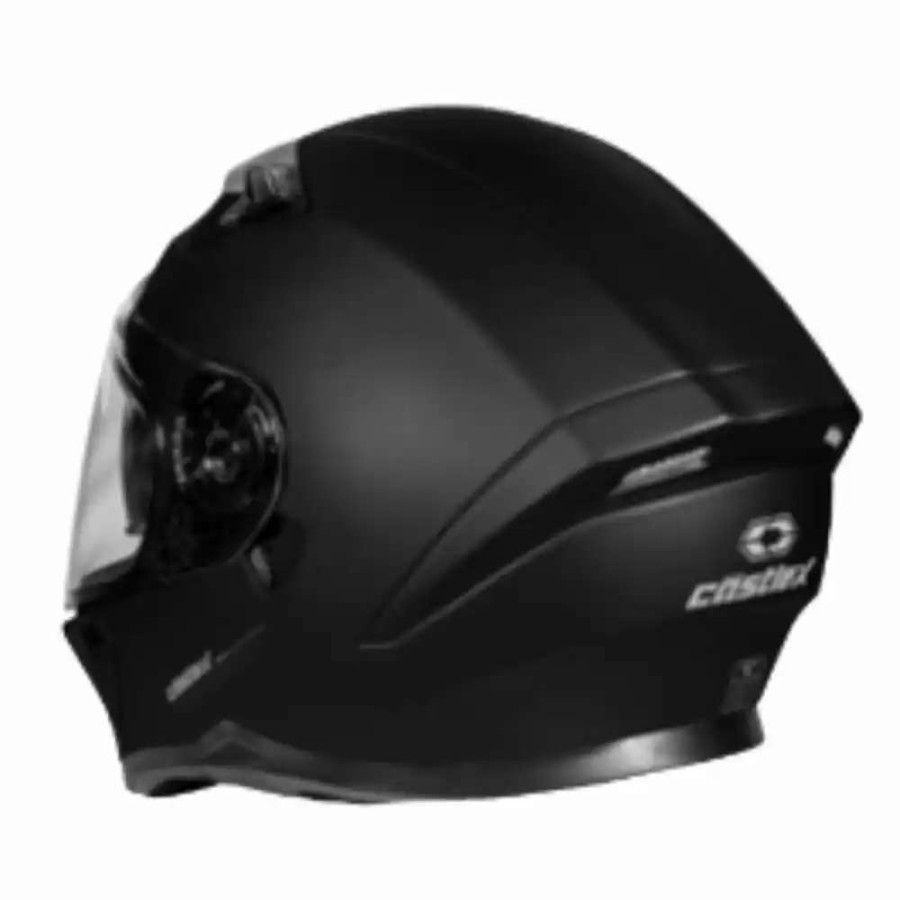 Snowmobile Helmets * | Castle X Snowmobile Mens Cx390 Solid Matte Black Helmet