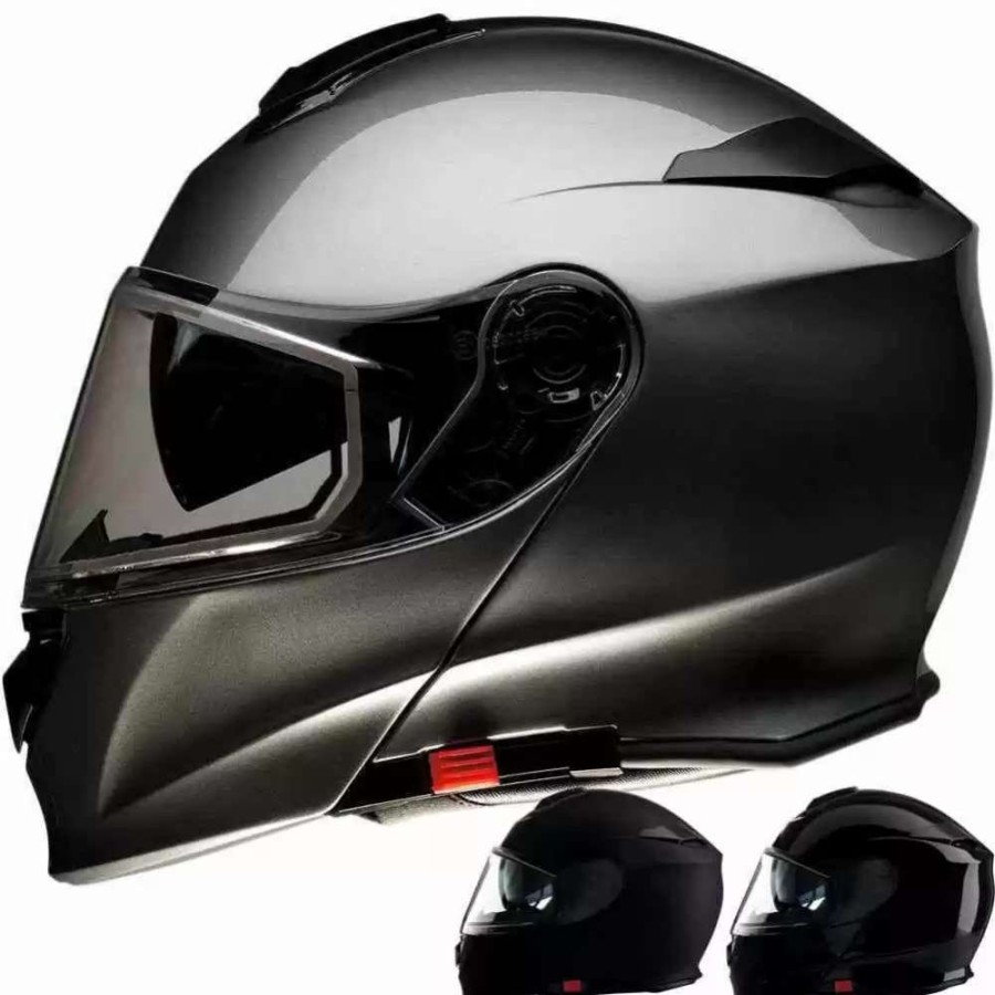 Snowmobile Helmets * | Z1R Solaris Mens Modular Snowmobile Helmets