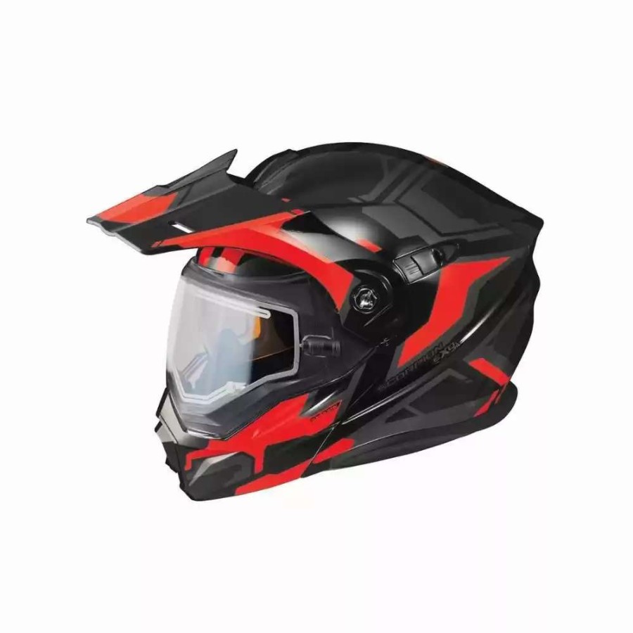 Snowmobile Helmets * | Scorpion Exo-At950 Ellwood Electric Shield Shield Snowmobile Helmet