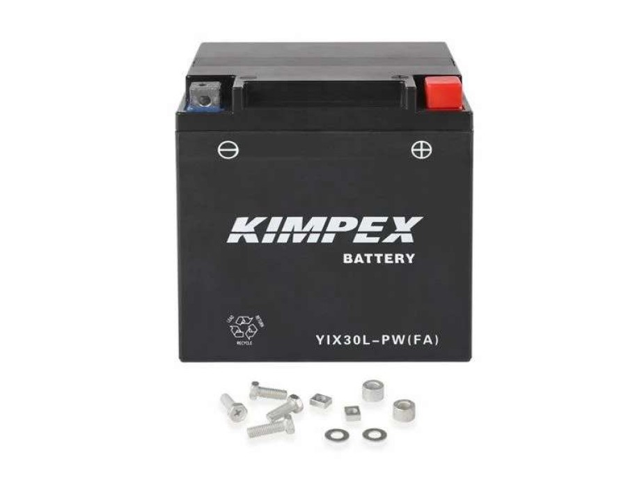 Motorcycle Batteries * | Kimpex Battery Maintenance Free Agm High Performance Yix30L-Pw (Fa)