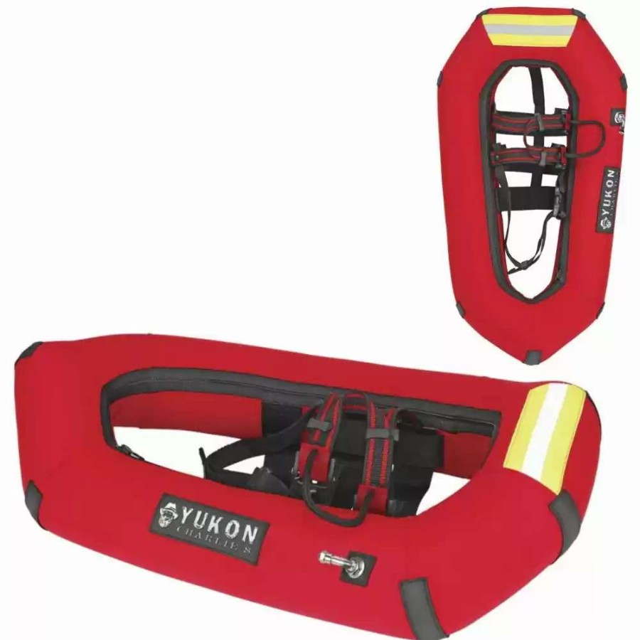 Accessories * | Yukon Charlies Snowmobile Airlift Inflatable Red Snowshoe