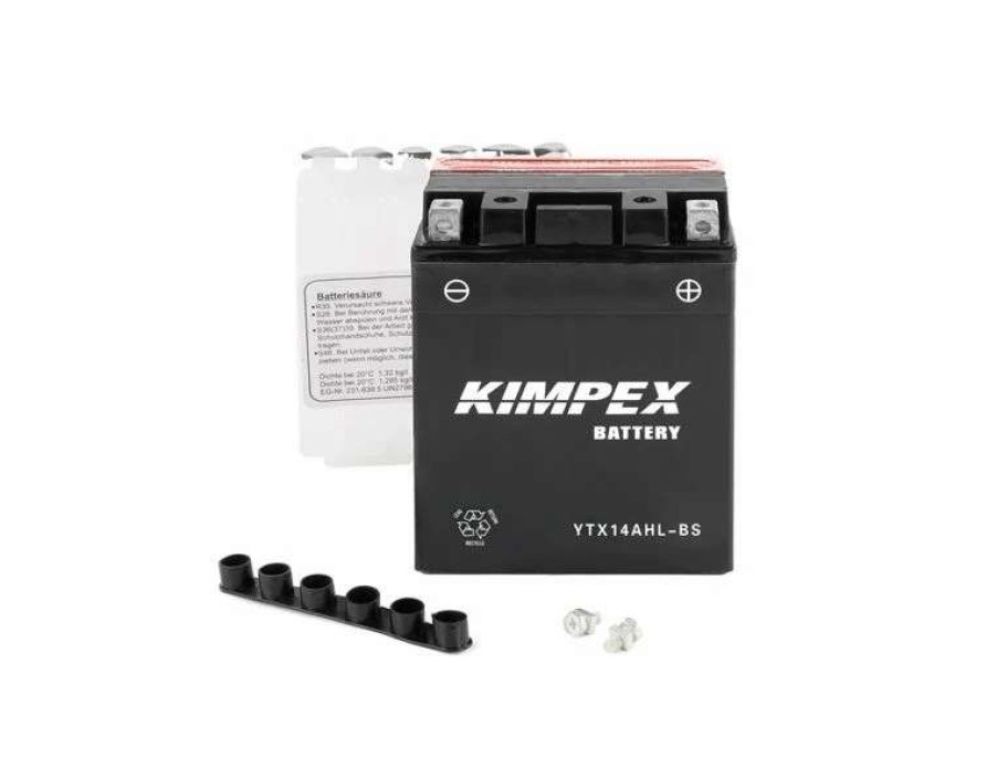 Motorcycle Batteries * | Kimpex Battery Maintenance Free Agm High Performance Ytx14Ahl-Bs