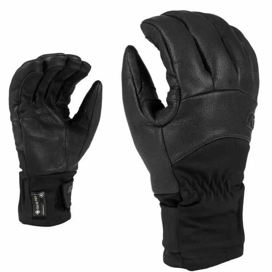 Snowmobile Gloves * | Klim Mens Snowmobile Guide Black Glove