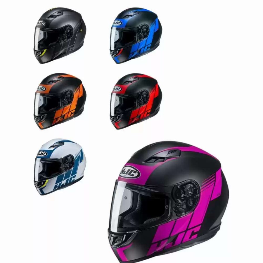 Snowmobile Helmets * | Hjc Full Face Snow Cs-R3 Mylo Electric Shield Helmets Pink/Black