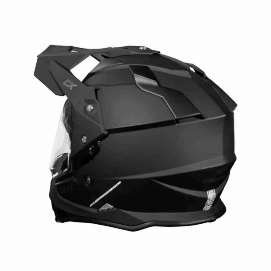 Snowmobile Helmets * | Castle X Mode Dual Sport Sv Solid Electric Mens Snowmobile Helmets Matte Black