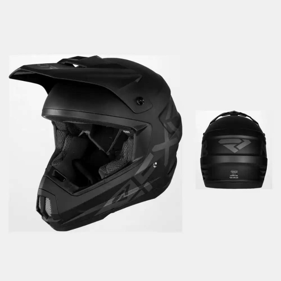 Snowmobile Helmets * | Fxr Mens Torque Prime Black Ops Helmet