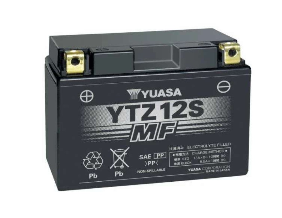 Motorcycle Batteries * | Yuasa Battery Maintenance Free Agm Factory Activated Ytz12S