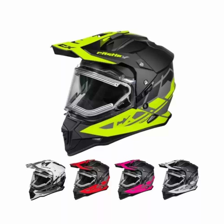 Snowmobile Helmets * | Castle X Mode Dual-Sport Sv Trance Electric Mens Snowmobile Helmets