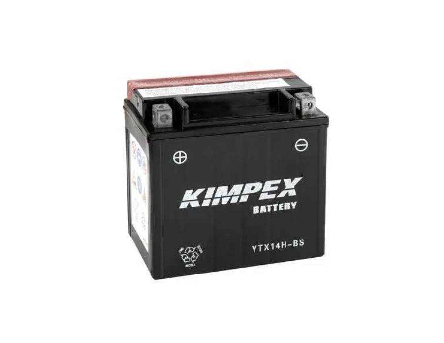 Motorcycle Batteries * | Kimpex Battery Maintenance Free Agm High Performance Ytx14H-Bs