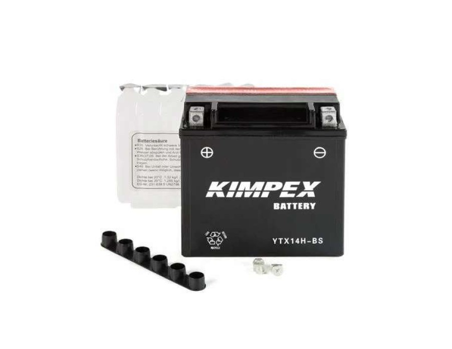 Motorcycle Batteries * | Kimpex Battery Maintenance Free Agm High Performance Ytx14H-Bs