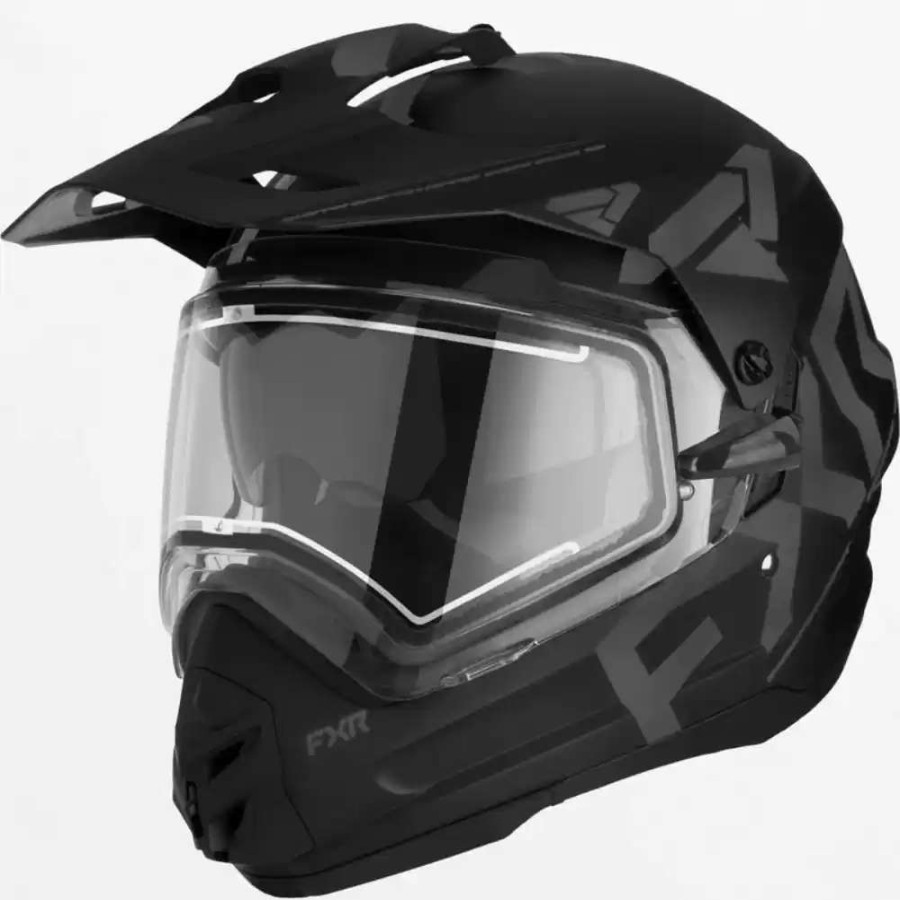 Snowmobile Helmets * | Fxr Mens Torque X Team With E-Shield And Sun Shade Snowmobile Helmets