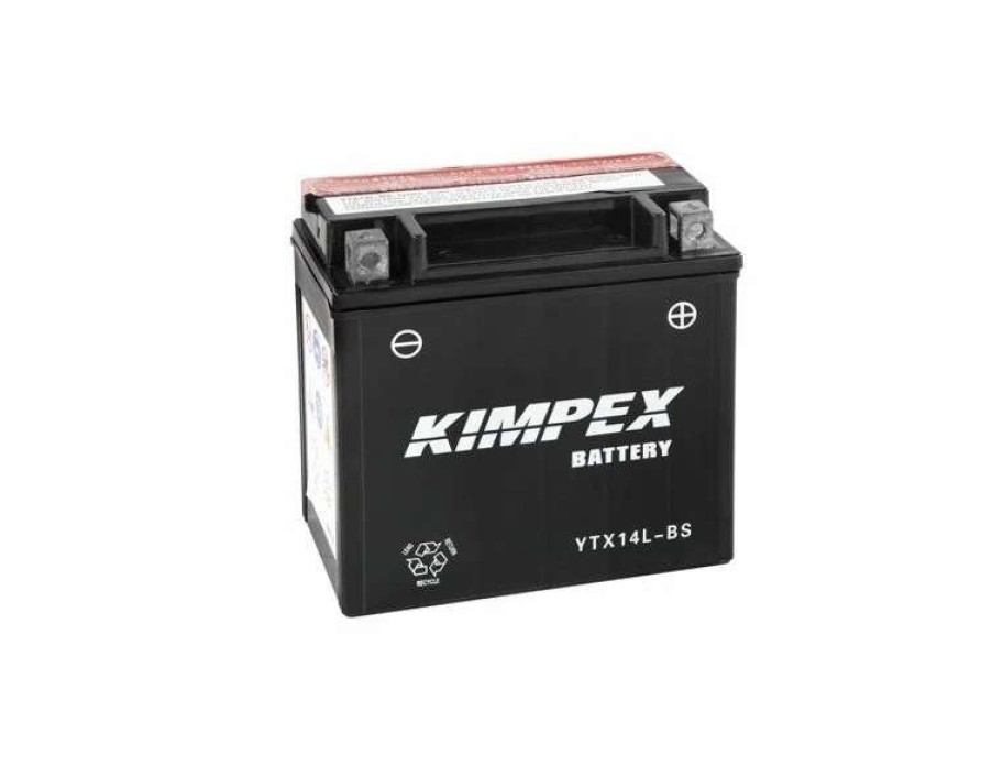 Motorcycle Batteries * | Kimpex Battery Maintenance Free Agm Ytx14L-Bs