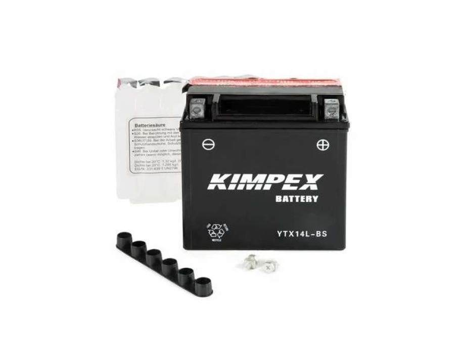 Motorcycle Batteries * | Kimpex Battery Maintenance Free Agm Ytx14L-Bs