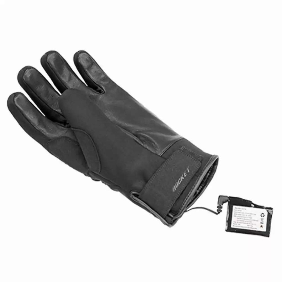 Snowmobile Gloves * | Joe Rocket Snowgear Rocket Burner Heated Lite Mens Snowmobile Gloves Black