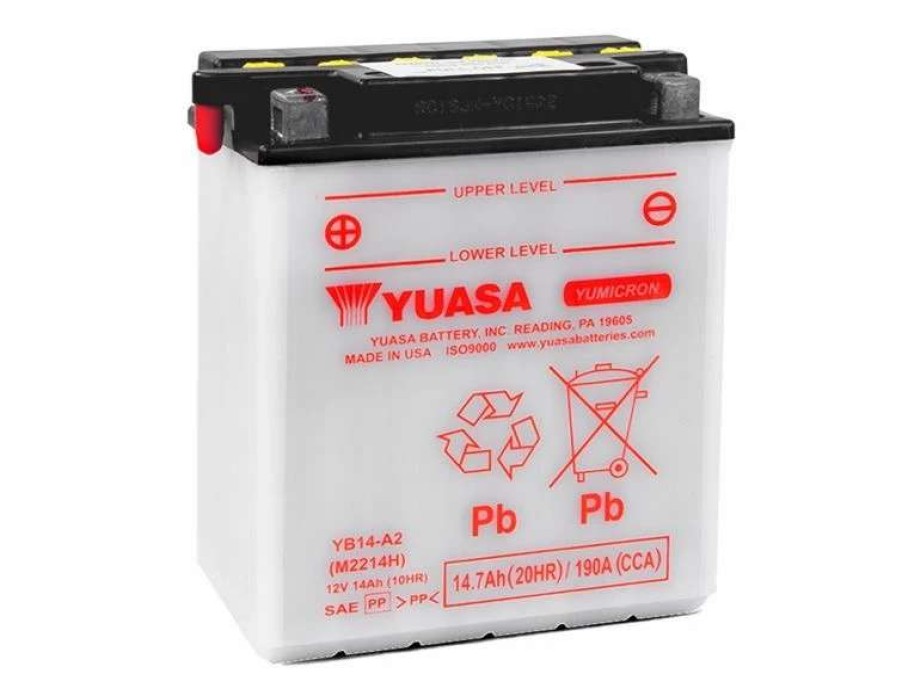 Motorcycle Batteries * | Yuasa High Performance Conventional (Agm) Batteries Yb14-A2