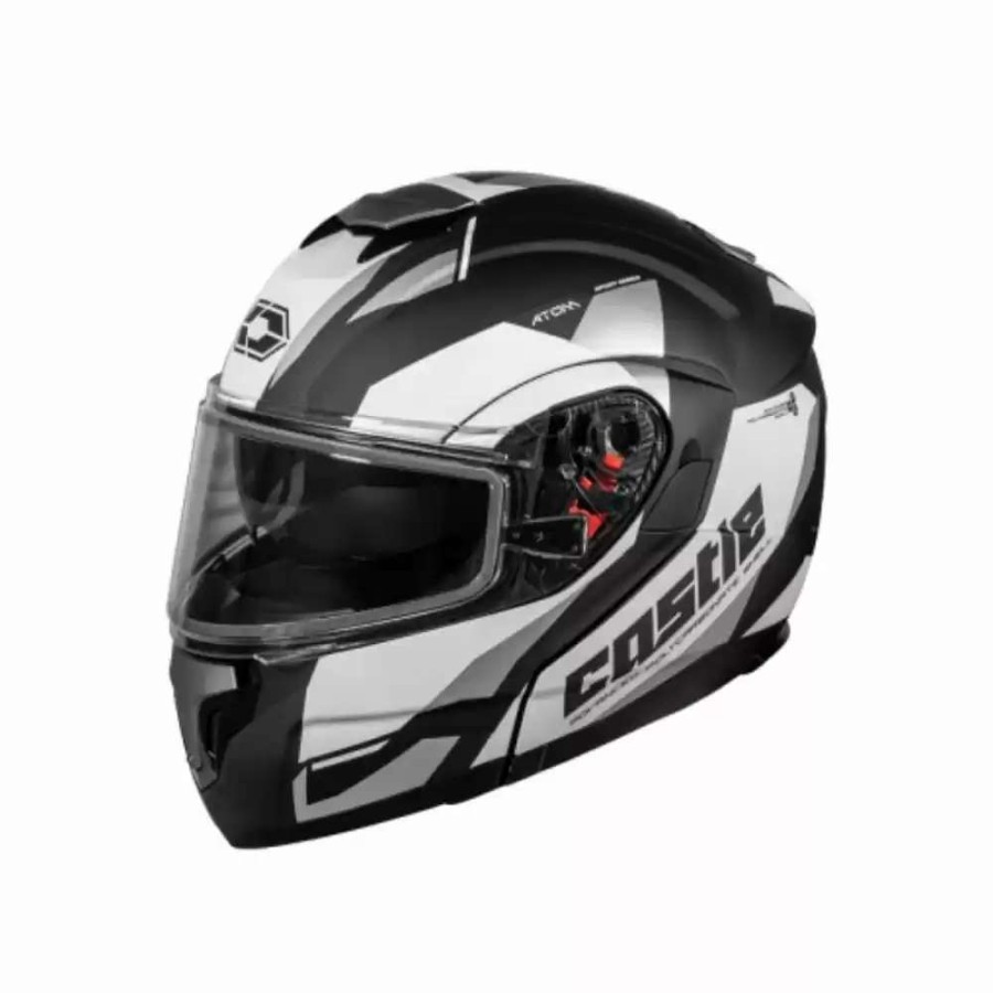 Snowmobile Helmets * | Castle X Mens Atom Sv Transcend Snowmobile Helmets