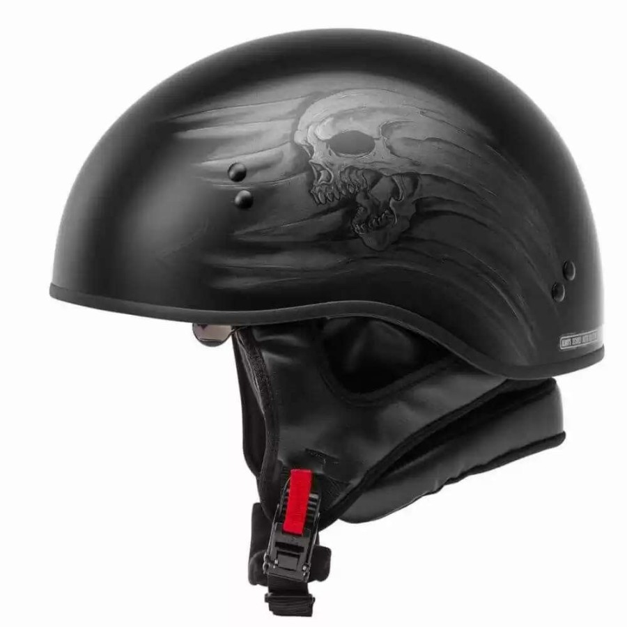 Snowmobile Helmets * | Gmax Hh-65 Naked Ritual Helmet Matte Black/Silver