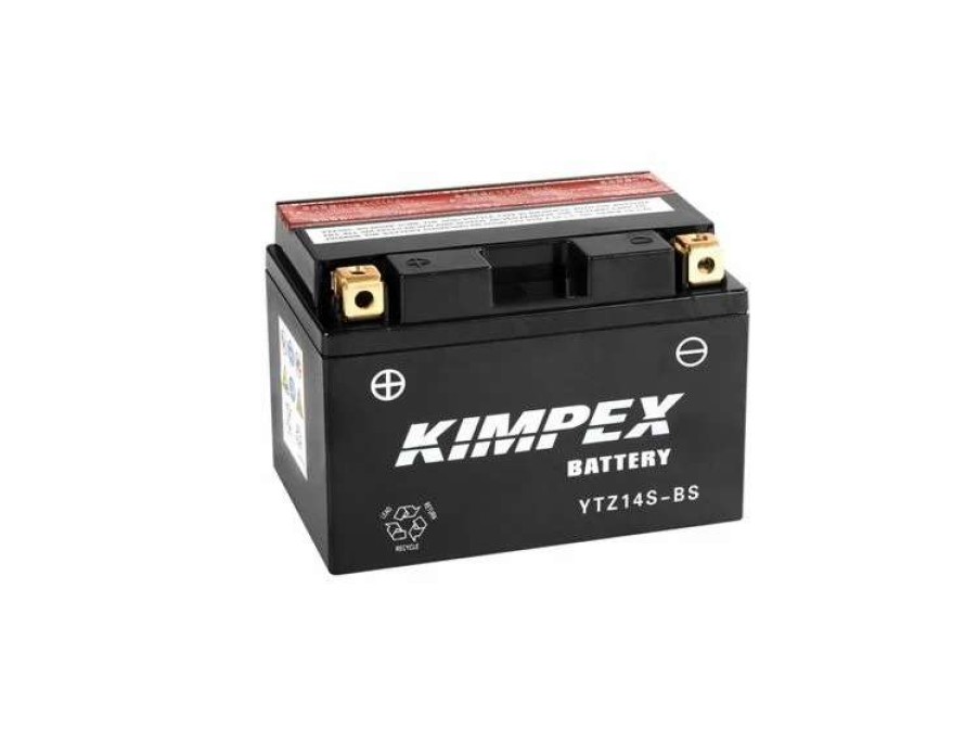 Motorcycle Batteries * | Kimpex Battery Maintenance Free Agm High Performance Ytz14S-Bs