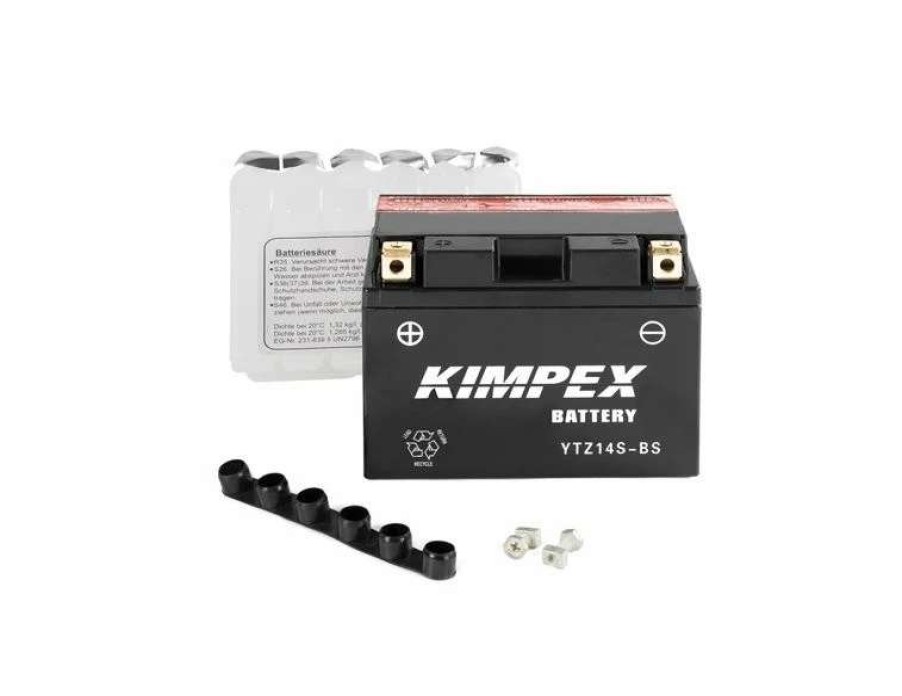 Motorcycle Batteries * | Kimpex Battery Maintenance Free Agm High Performance Ytz14S-Bs