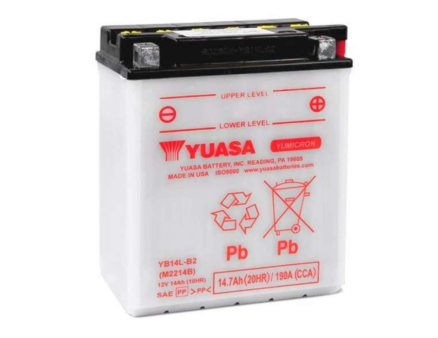 Motorcycle Batteries * | Yuasa High Performance Conventional (Agm) Batteries Yb14L-B2