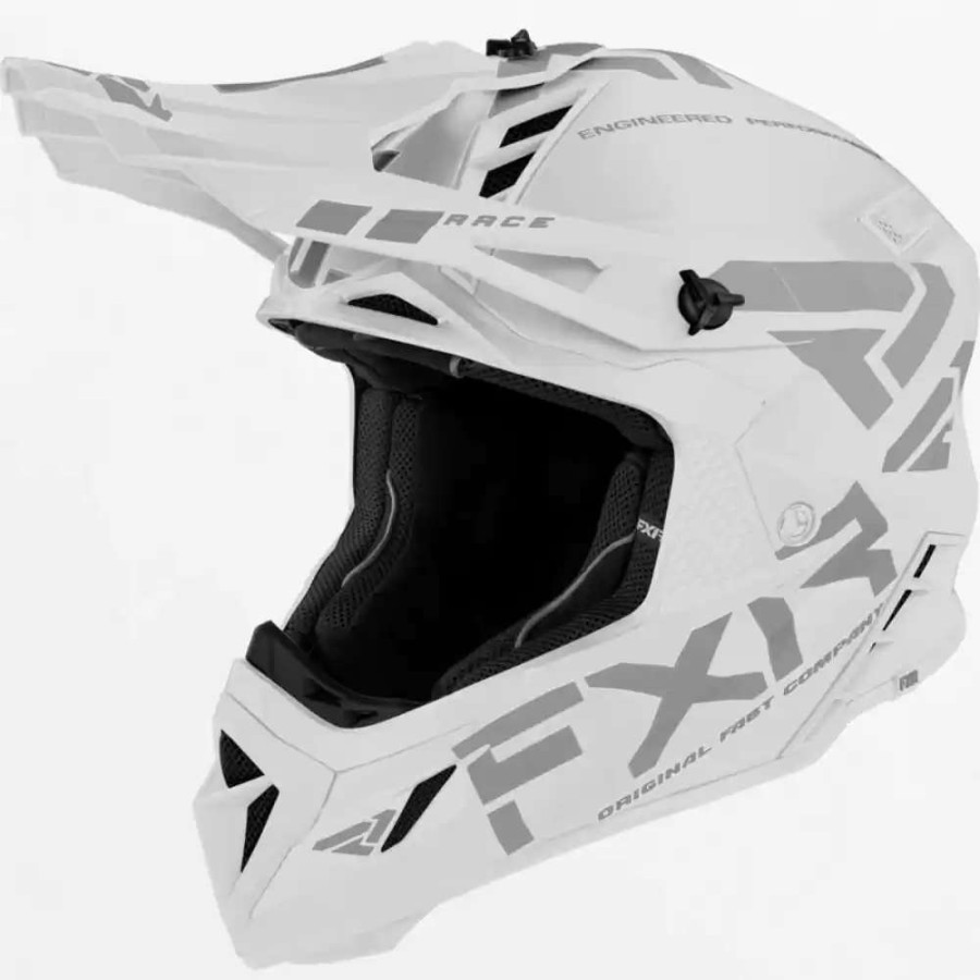 Snowmobile Helmets * | Fxr Mens Helium Prime With Auto Buckle Snowmobile Helmets