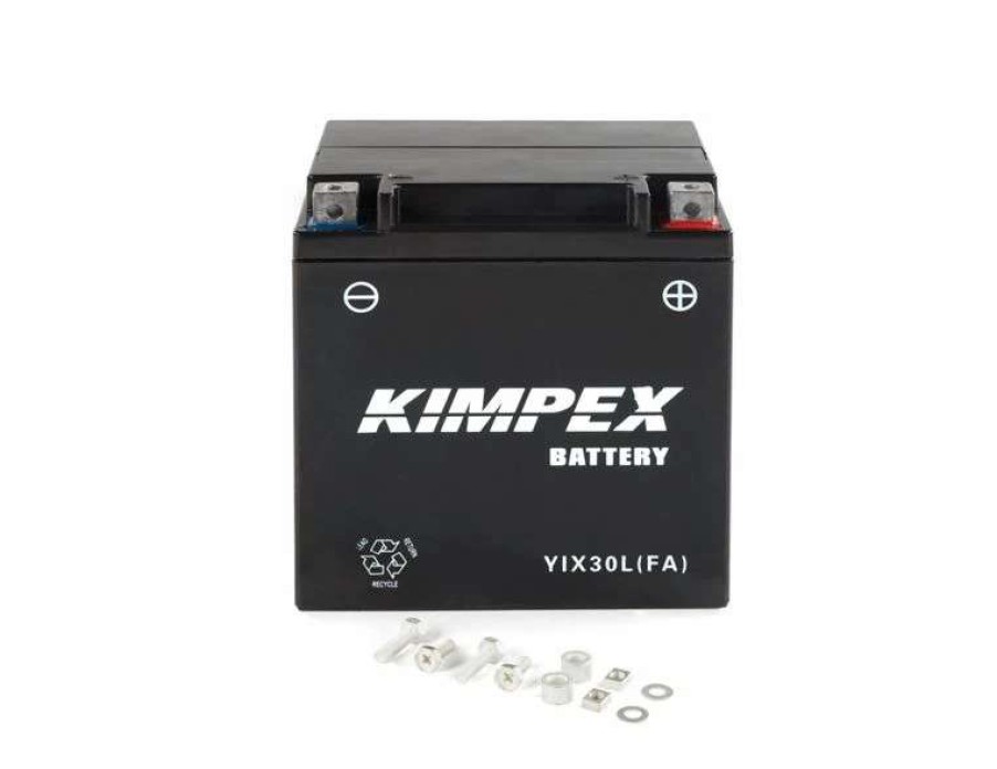 Motorcycle Batteries * | Kimpex Battery Maintenance Free Agm Yix30L