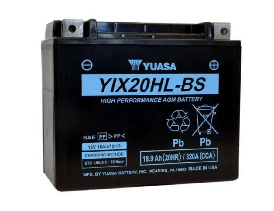 Motorcycle Batteries * | Yuasa Battery Maintenance Free Agm High Performance Yix20Hl-Bs