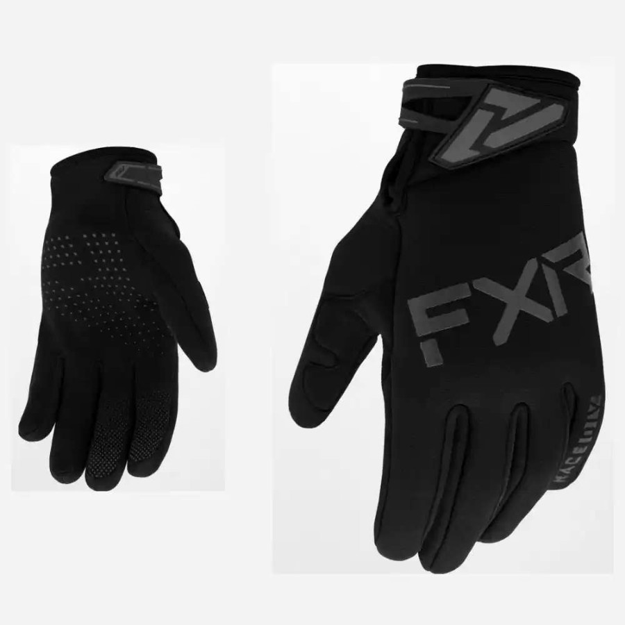 Snowmobile Gloves * | Fxr Mens Cold Cross Neoprene Black Ops Snowmobile Glove