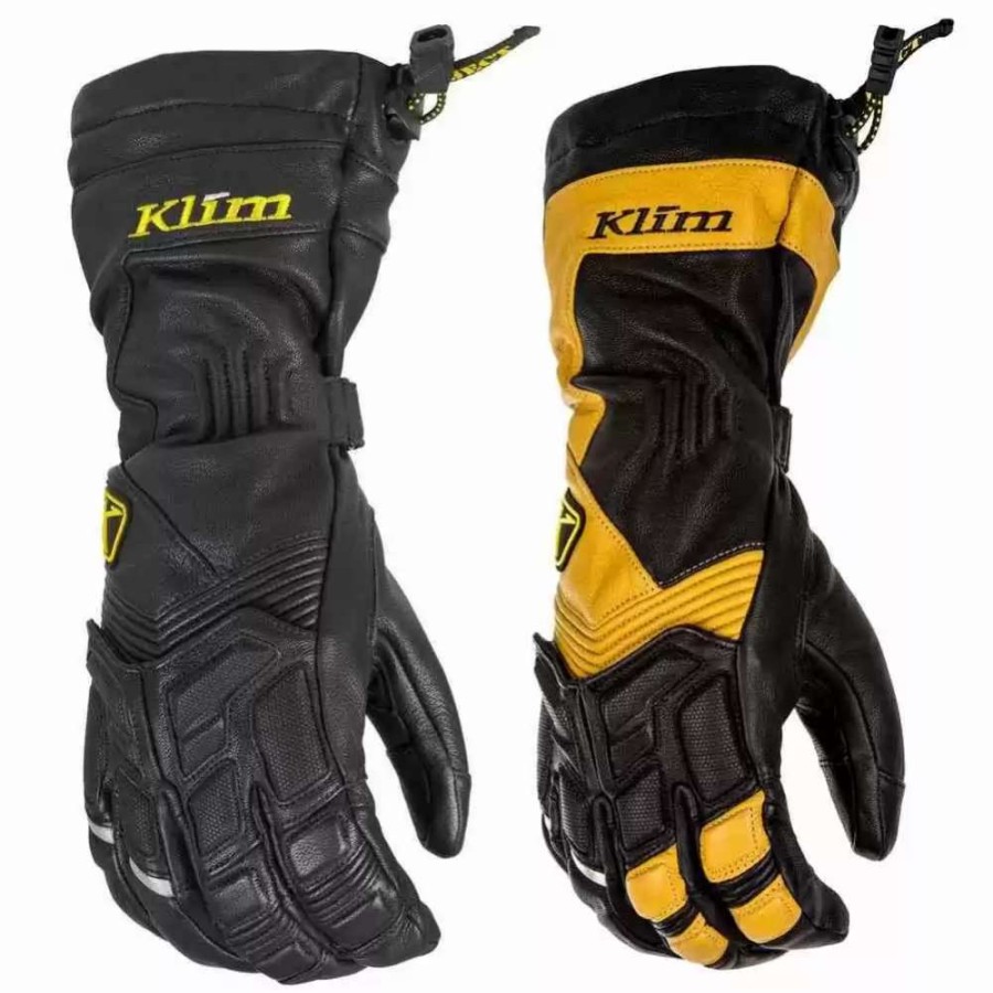 Snowmobile Gloves * | Klim Elite Gore-Tex Mens Snowmobile Gloves Black