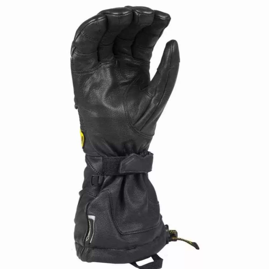 Snowmobile Gloves * | Klim Elite Gore-Tex Mens Snowmobile Gloves Black