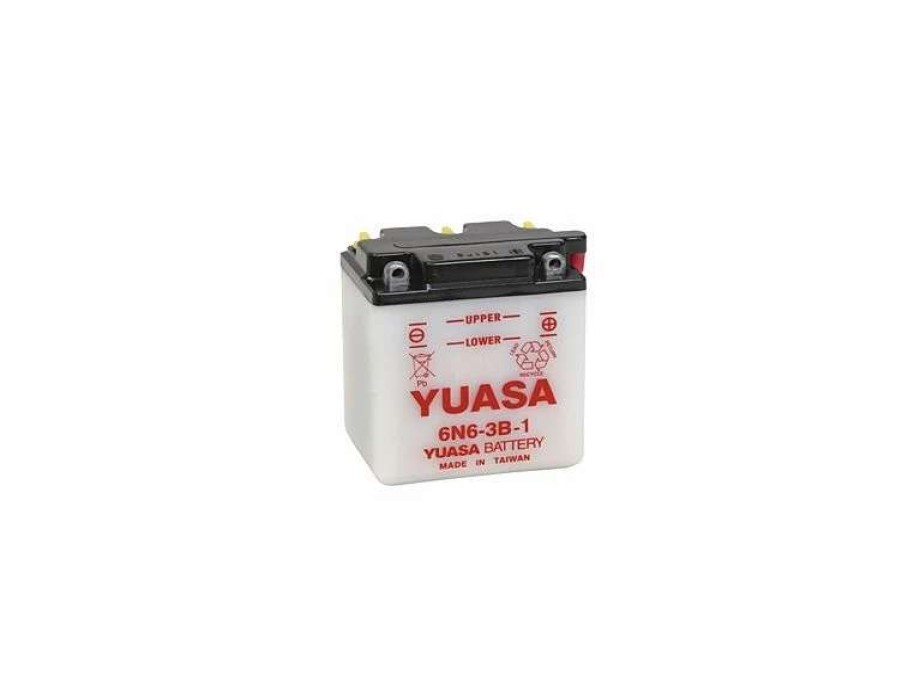 Motorcycle Batteries * | Yuasa Battery Conventional 6N6-3B-1