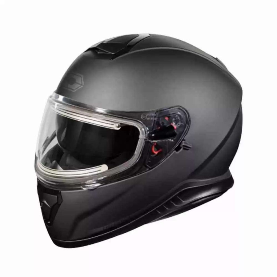 Snowmobile Helmets * | Castle X Thunder 3 Sv Solid Electric Mens Snowmobile Helmets