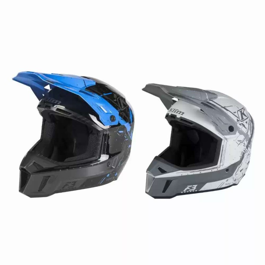 Snowmobile Helmets * | Klim F3 Series Recoil Ece Mens Snowmobile Helmet