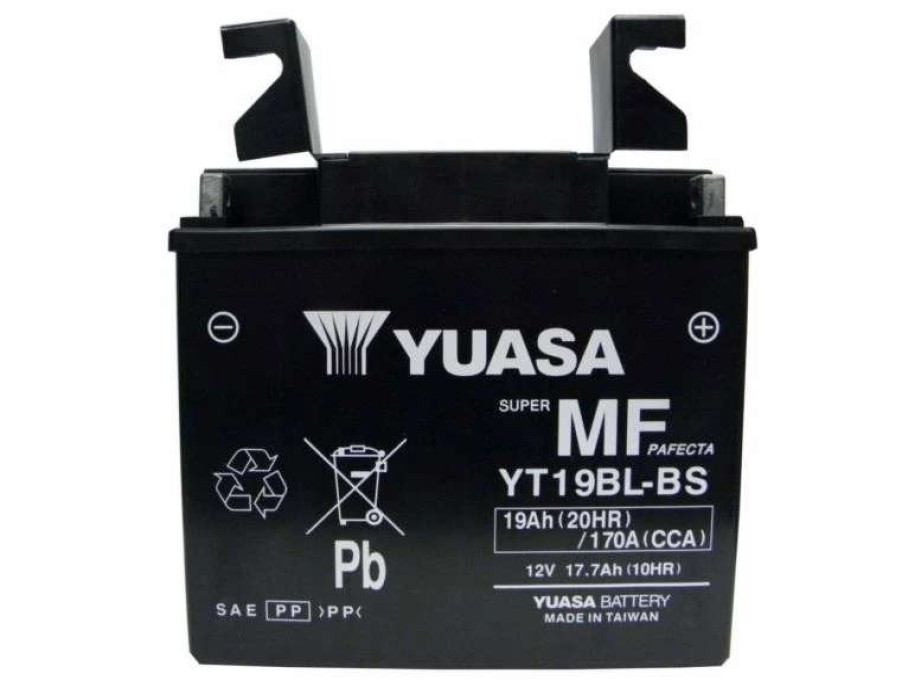 Motorcycle Batteries * | Yuasa Battery Maintenance Free Agm Yt19Bl-Bs