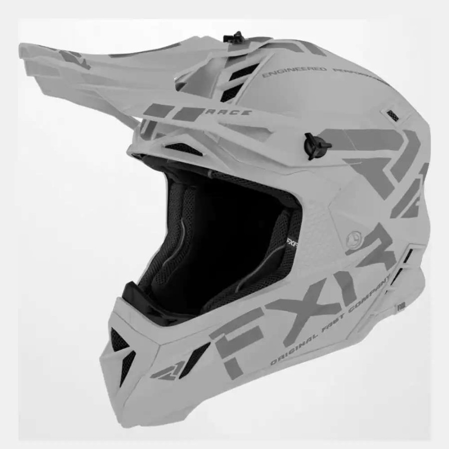 Snowmobile Helmets * | Fxr Mens Helium Prime Helmet With Quick Release Auto Buckle