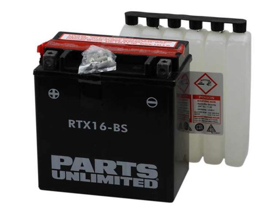 Motorcycle Batteries * | Parts Unlimited Agm Maintenance-Free Battery Ctx16-Bs