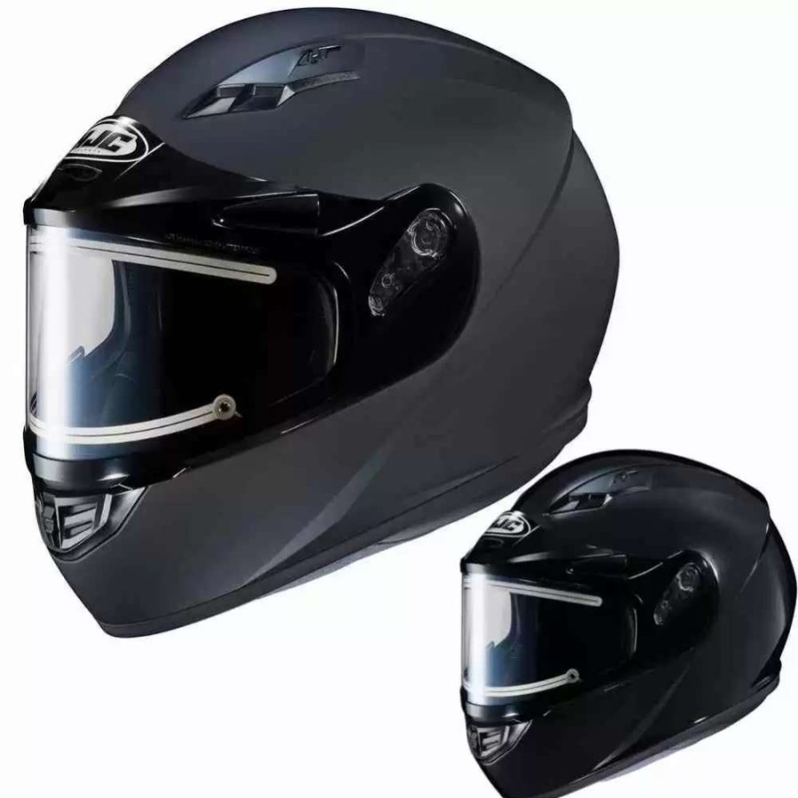 Snowmobile Helmets * | Hjc Cs-R3 Solid Electric Mens Snowmobile Helmets