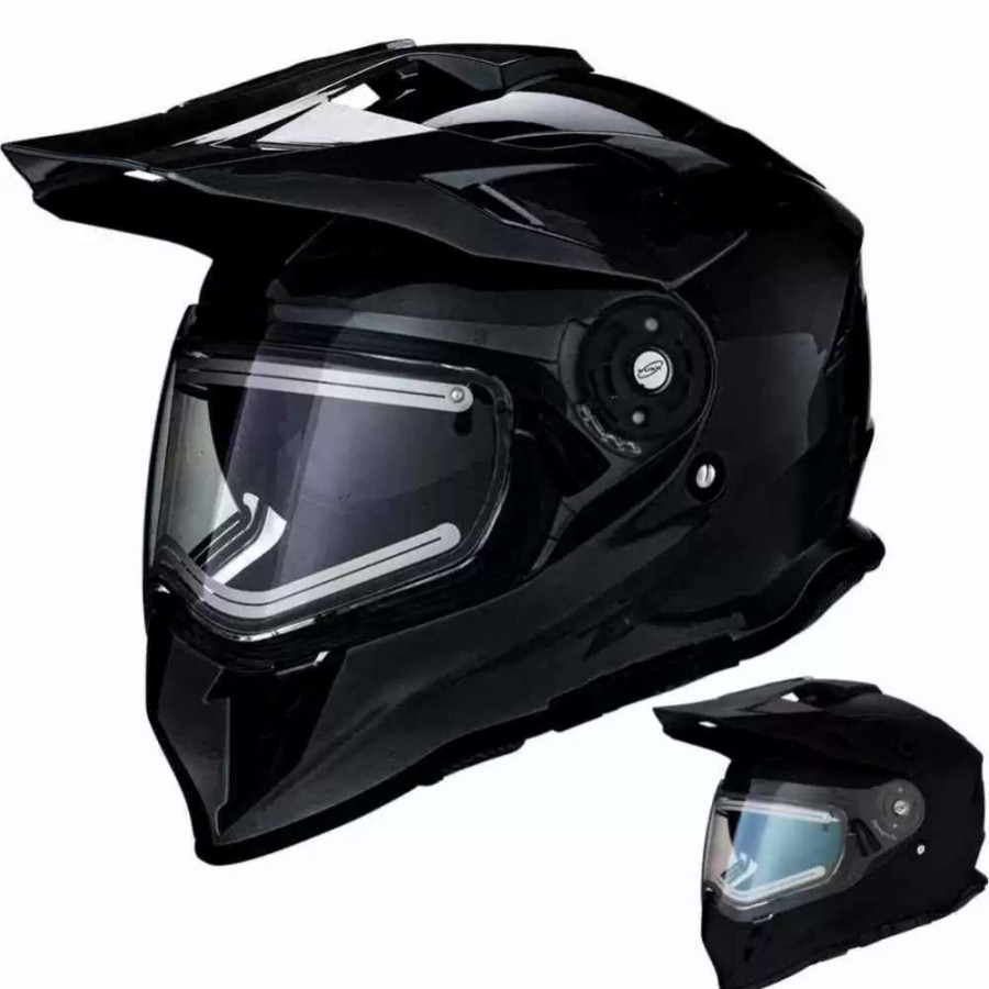 Snowmobile Helmets * | Z1R Range Electric Shield Dual Sport Mens Snowmobile Helmets