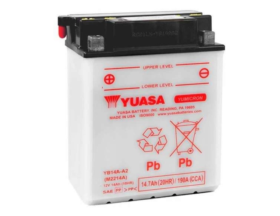 Motorcycle Batteries * | Yuasa High Performance Conventional (Agm) Batteries Yb14A-A2