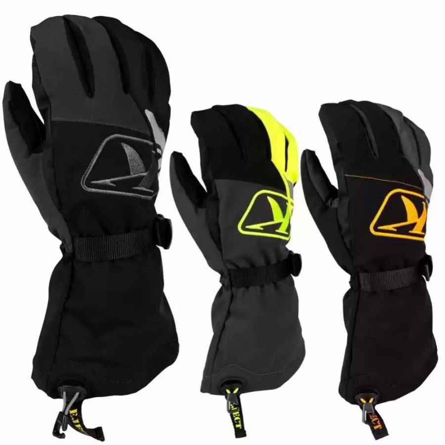 Snowmobile Gloves * | Klim K20 Klimate Gauntlet Mens Snowmobile Glove