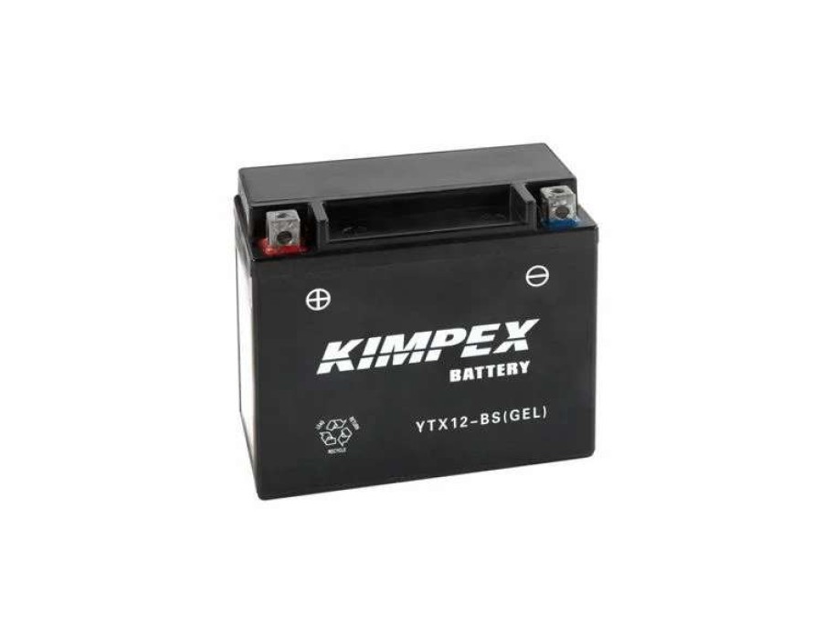 Motorcycle Batteries * | Kimpex Battery Maintenance Free Agm Ytx12-Bs(Gel)