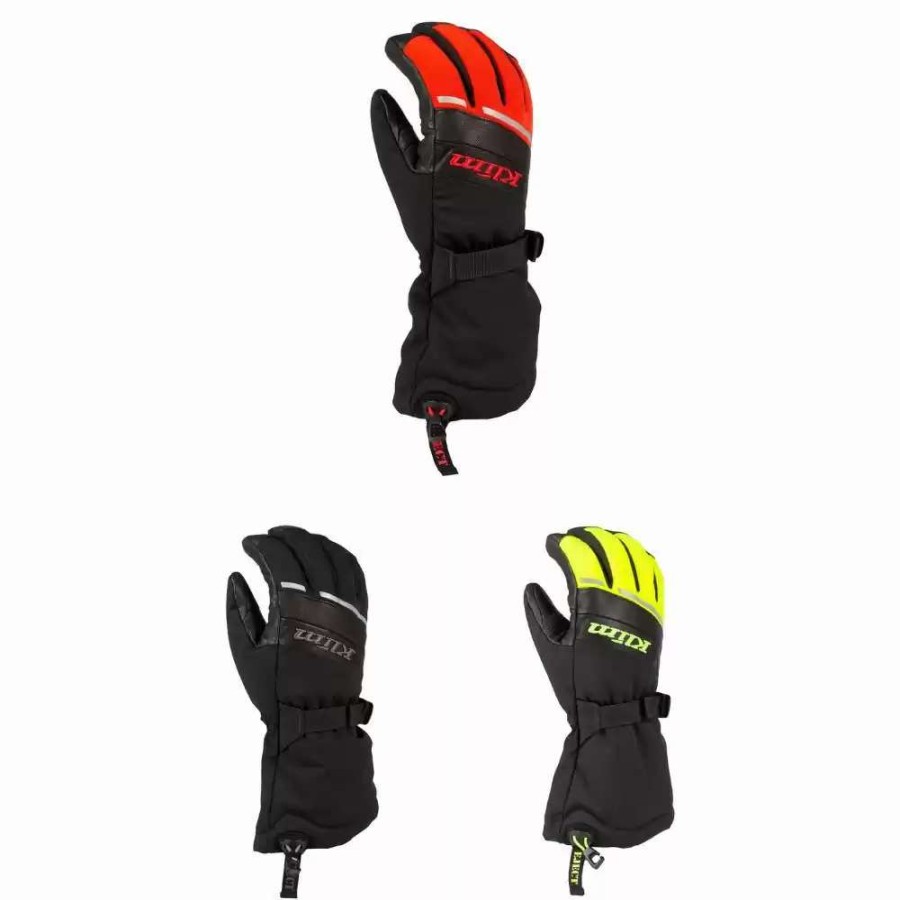 Snowmobile Gloves * | Klim Mens Snowmobile Blaze Gauntlet Gloves