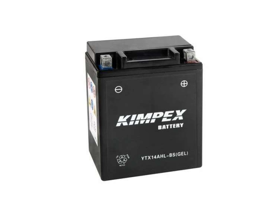 Motorcycle Batteries * | Kimpex Battery Maintenance Free Agm High Performance Ytx14Ahl-Bs(Gel)