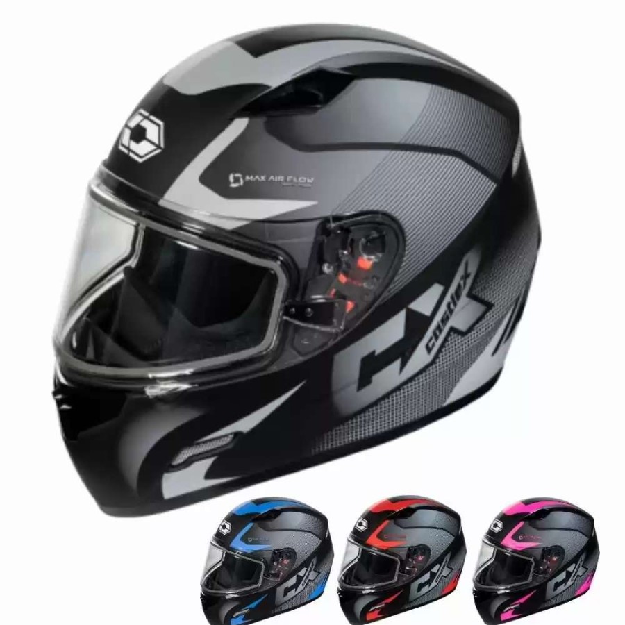 Snowmobile Helmets * | Castle X Mugello Squad Electric Mens Snowmobile Helmets Matte Pink Glo