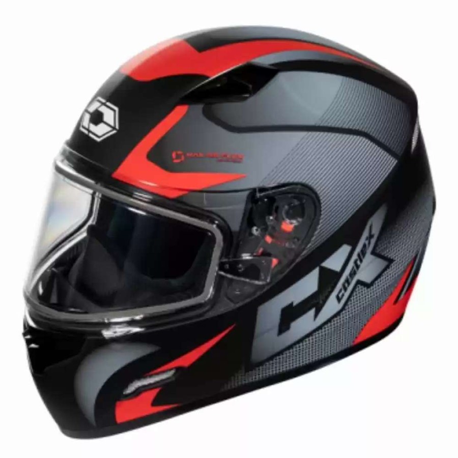 Snowmobile Helmets * | Castle X Mugello Squad Electric Mens Snowmobile Helmets Matte Pink Glo