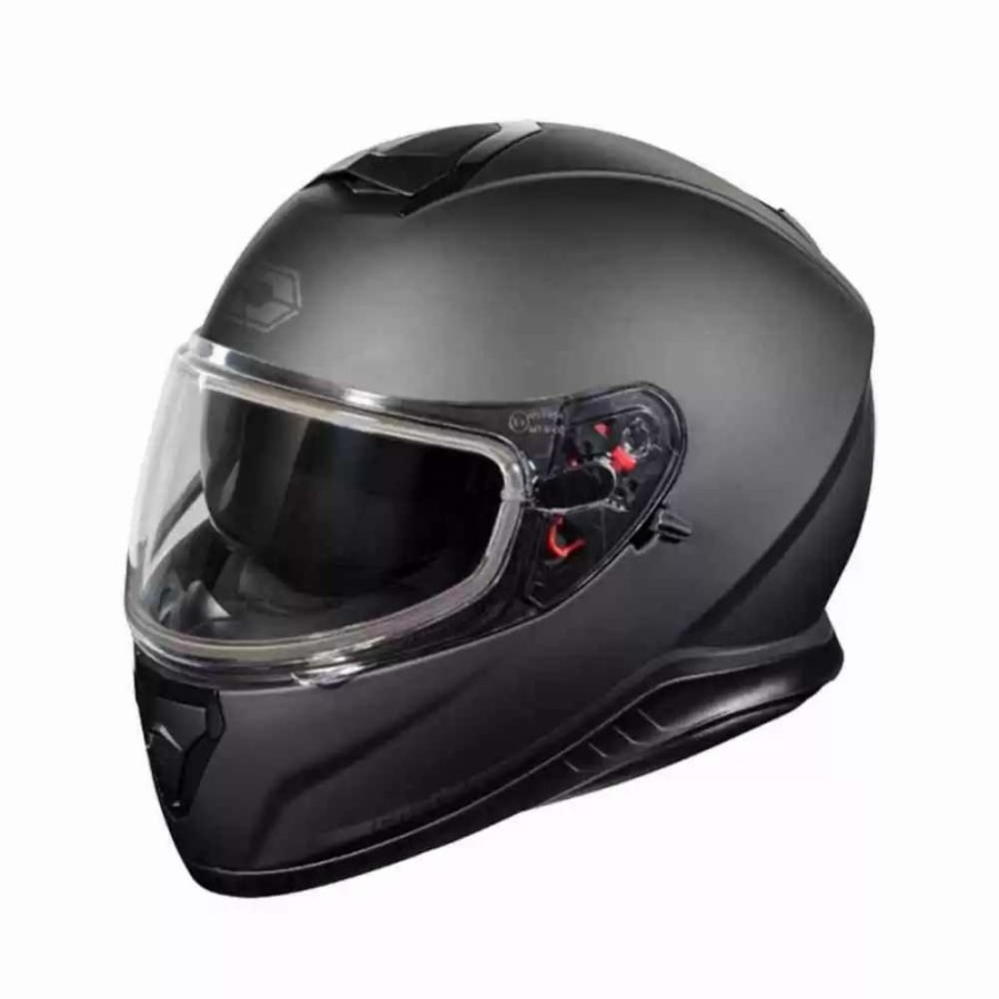 Snowmobile Helmets * | Castle X Thunder 3 Sv Solid Mens Snowmobile Helmets