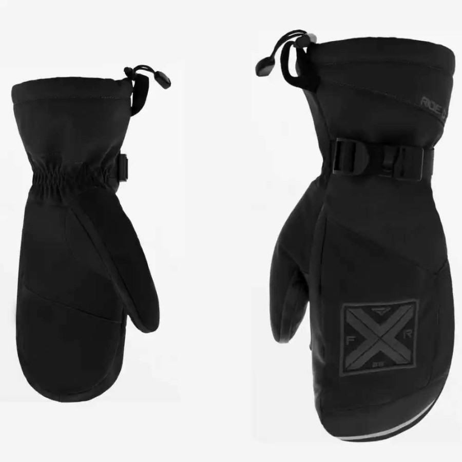 Snowmobile Gloves * | Fxr Mens Chute Snowmobile Mitt Canvas