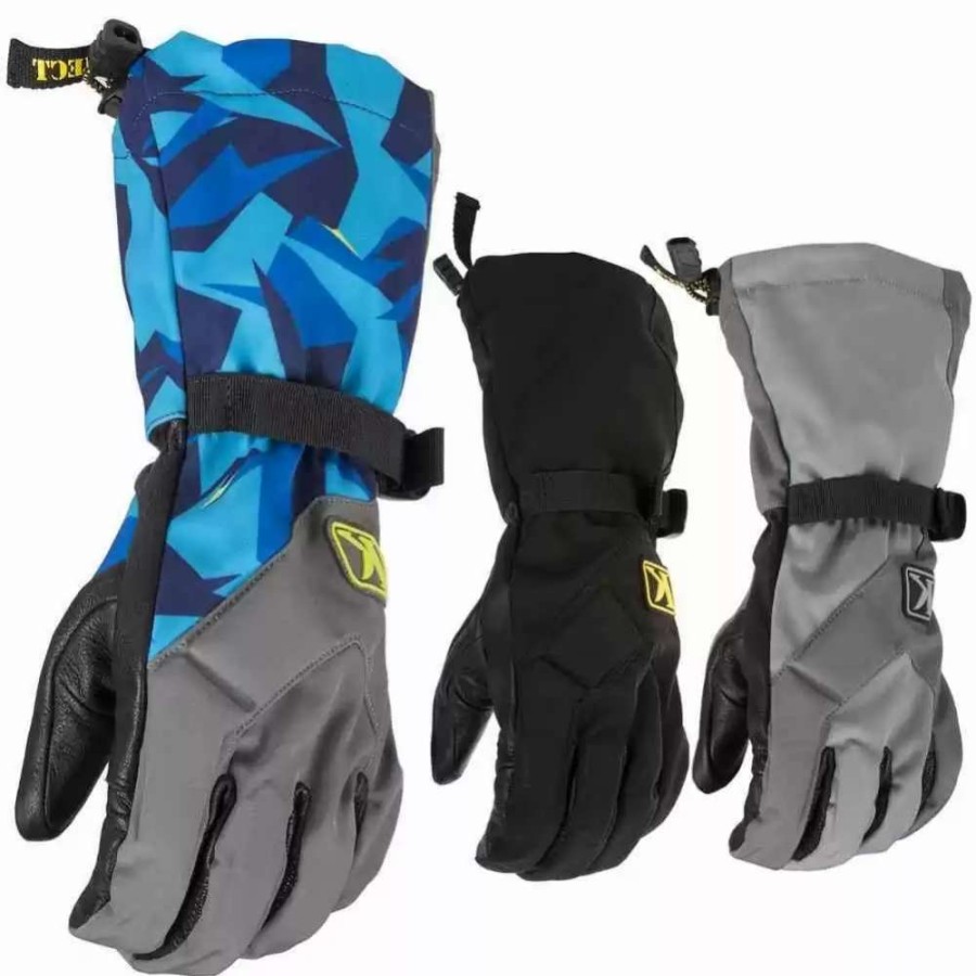 Snowmobile Gloves * | Klim Togwotee Mens Snowmobile Gloves Black